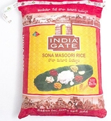 image India Gate - Short Grain Rice - Sonamasoori 20 Pound Bag